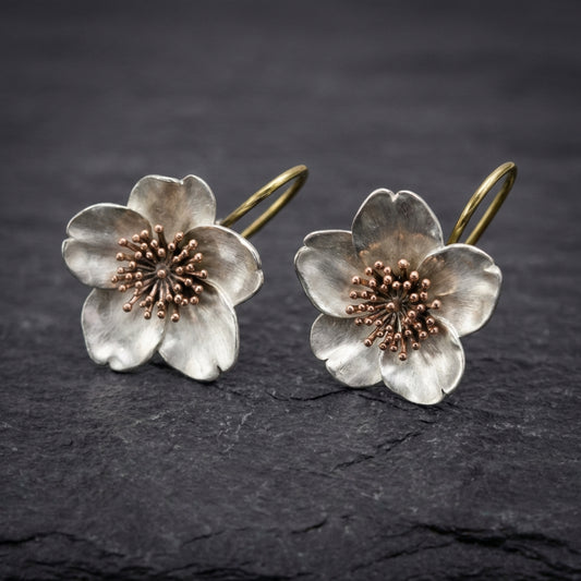 Vintage Flower Earrings 86076566