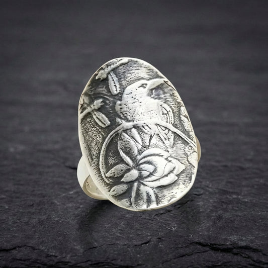 Vintage Flower Statement Ring 81667666
