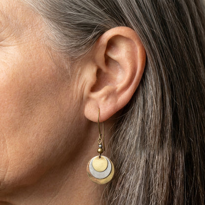 Vintage Geometric Dangle Earrings
