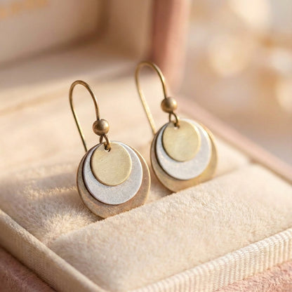 Vintage Geometric Dangle Earrings