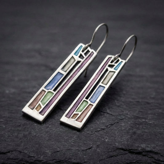 Vintage Geometric Drop Earrings 91881991