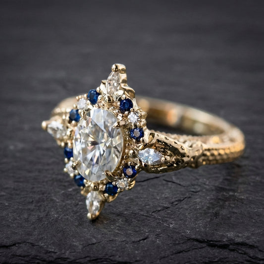 Vintage Gold Sapphire Ring 51364332