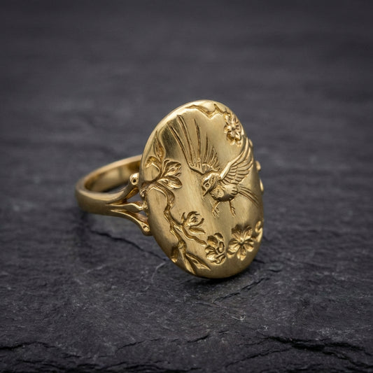 Vintage Gold Swallow Ring 71476640