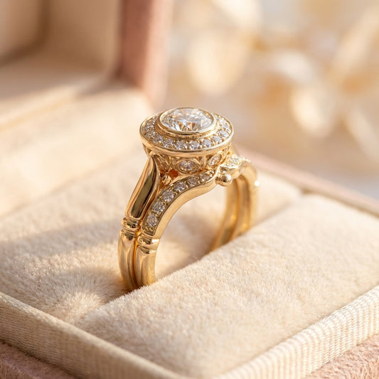 Vintage Gold & Zirconia Ring Pack