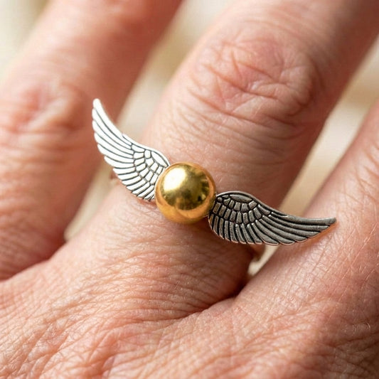 Vintage Golden Snitch Keychain