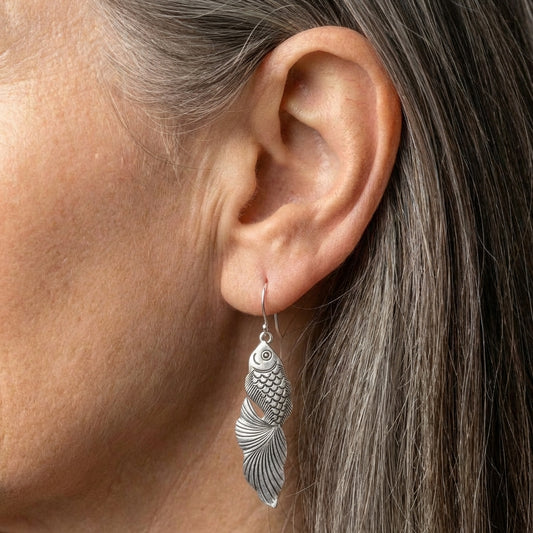 Vintage Goldfish Earrings