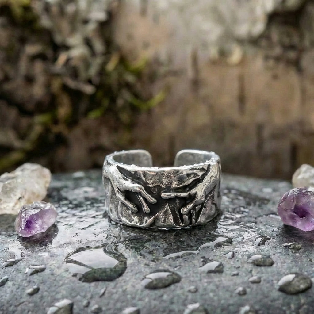 Vintage Hand Of God Ring