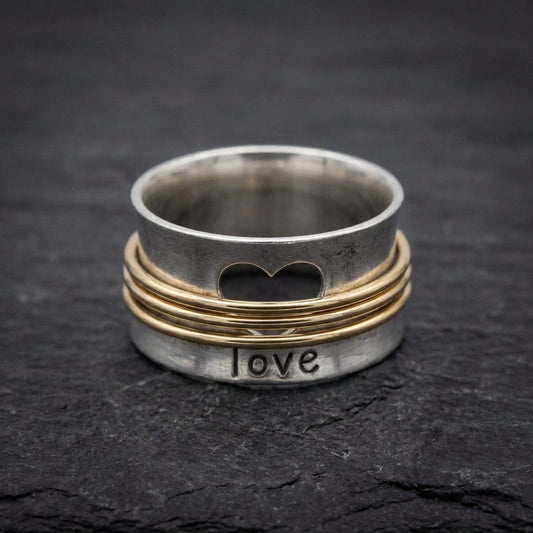 Vintage Heart Love Ring 03212332