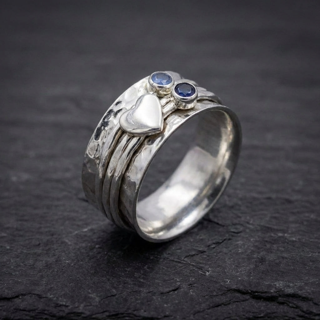 Vintage Heart Spinner Ring 70918168