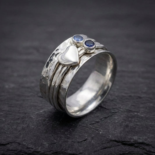 Vintage Heart Spinner Ring 70918168