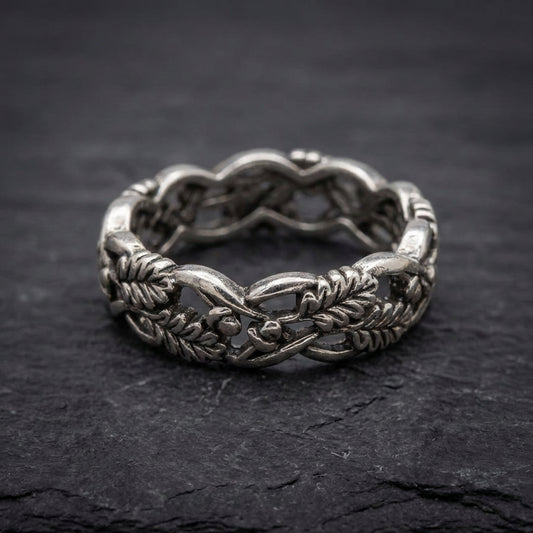 Vintage Leaf Twist Ring 83917781