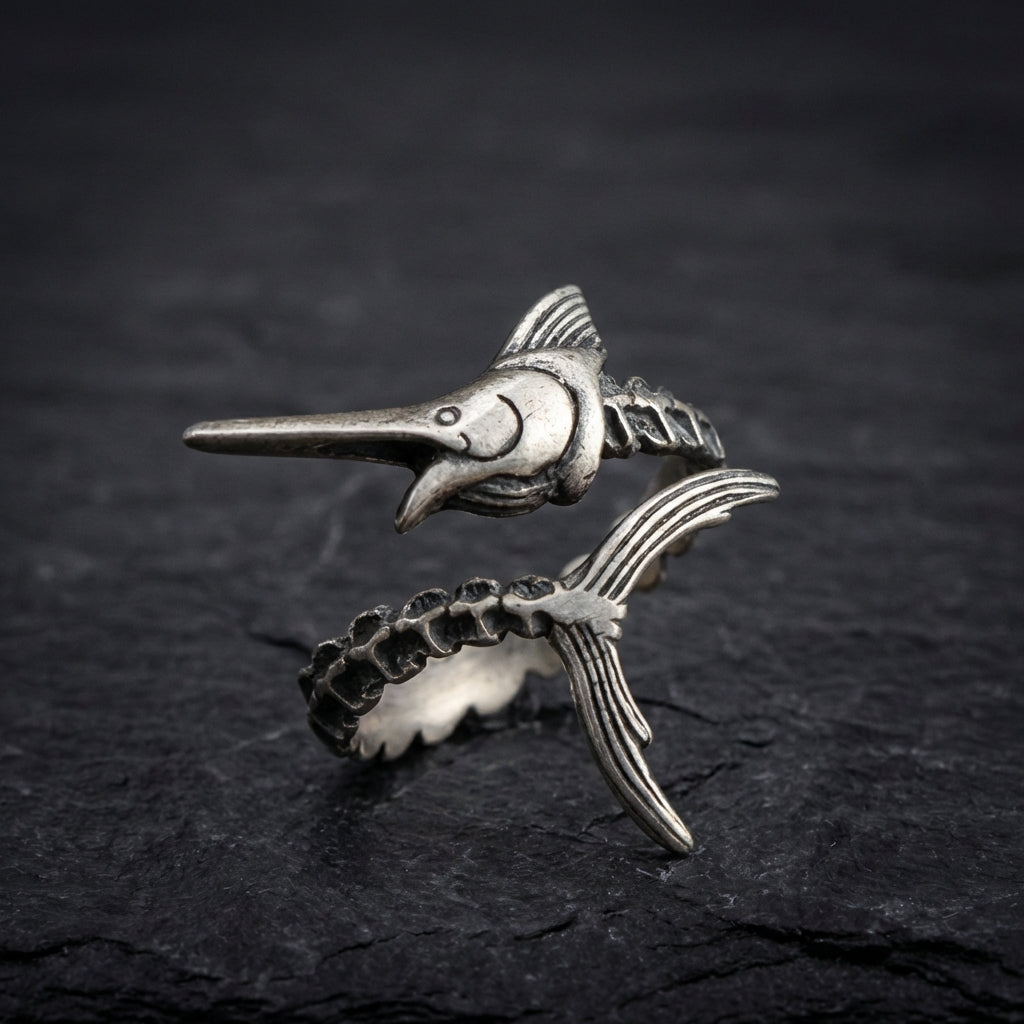 Vintage Marlin Fish Ring 37025847