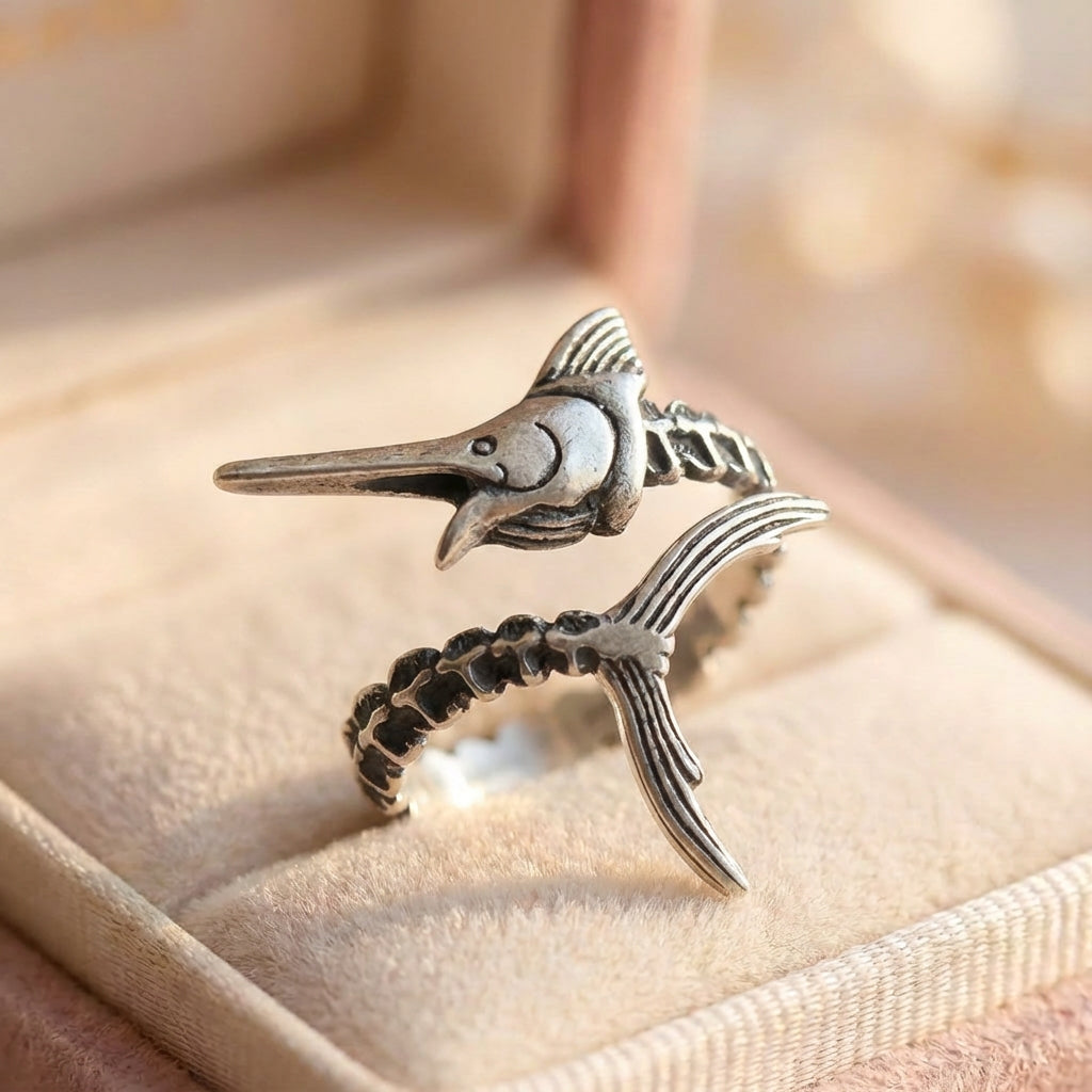 Vintage Marlin Fish Ring