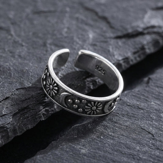 Vintage Moon Sun Ring 65527766