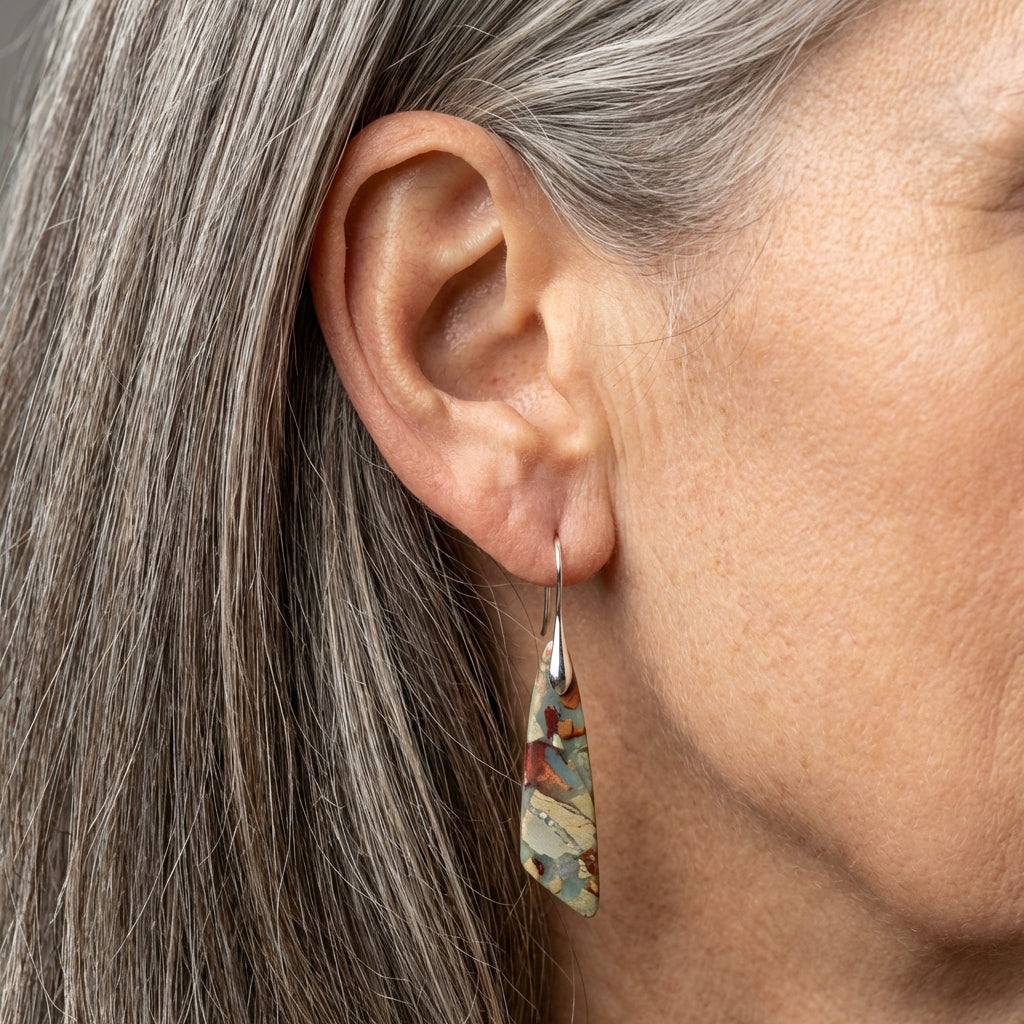 Vintage Nature Stone Earrings