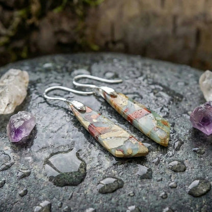 Vintage Nature Stone Earrings