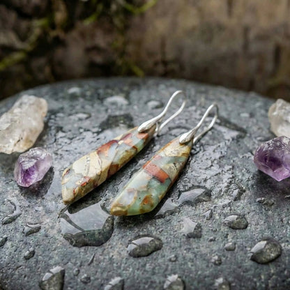 Vintage Nature Stone Earrings