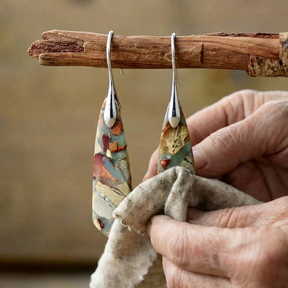 Vintage Nature Stone Earrings