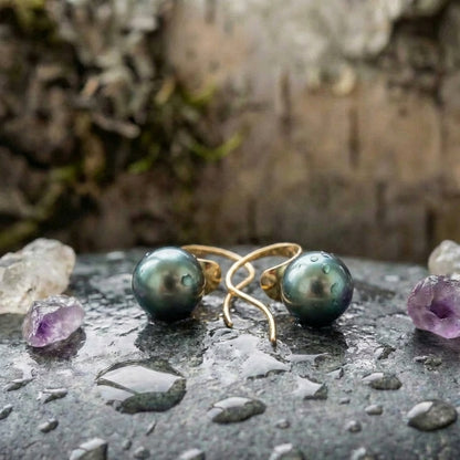 Vintage Pearl Dangle Earrings