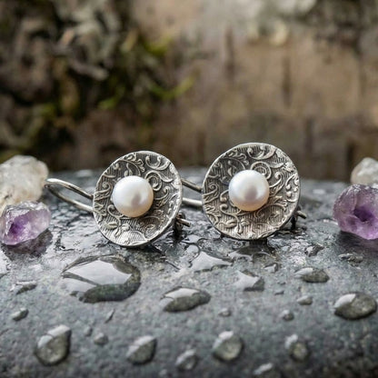 Vintage Pearl Dangle Earrings