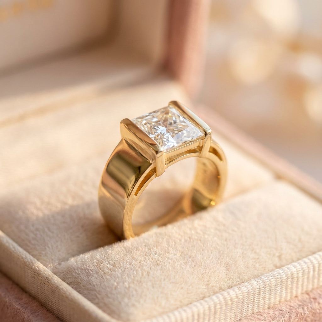 Vintage Princess Cut Ring