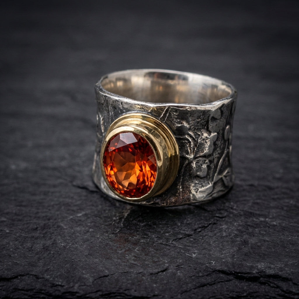 Vintage Red Crystal Ring 84973560