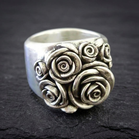Vintage Rose Statement Ring 38922610