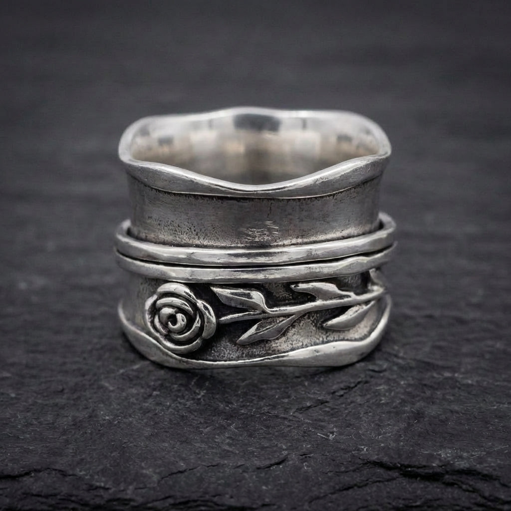 Vintage Rose Statement Ring 58625411