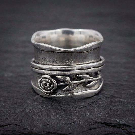 Vintage Rose Statement Ring 58625411