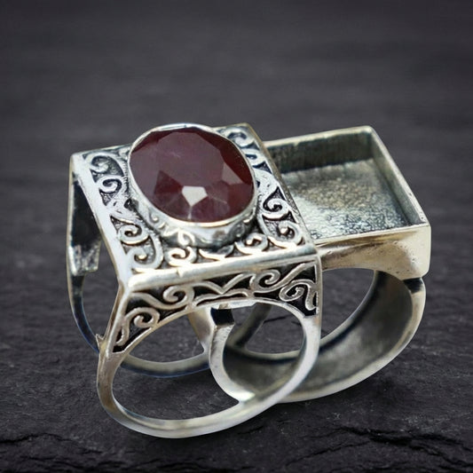 Vintage Ruby Statement Ring 57867137
