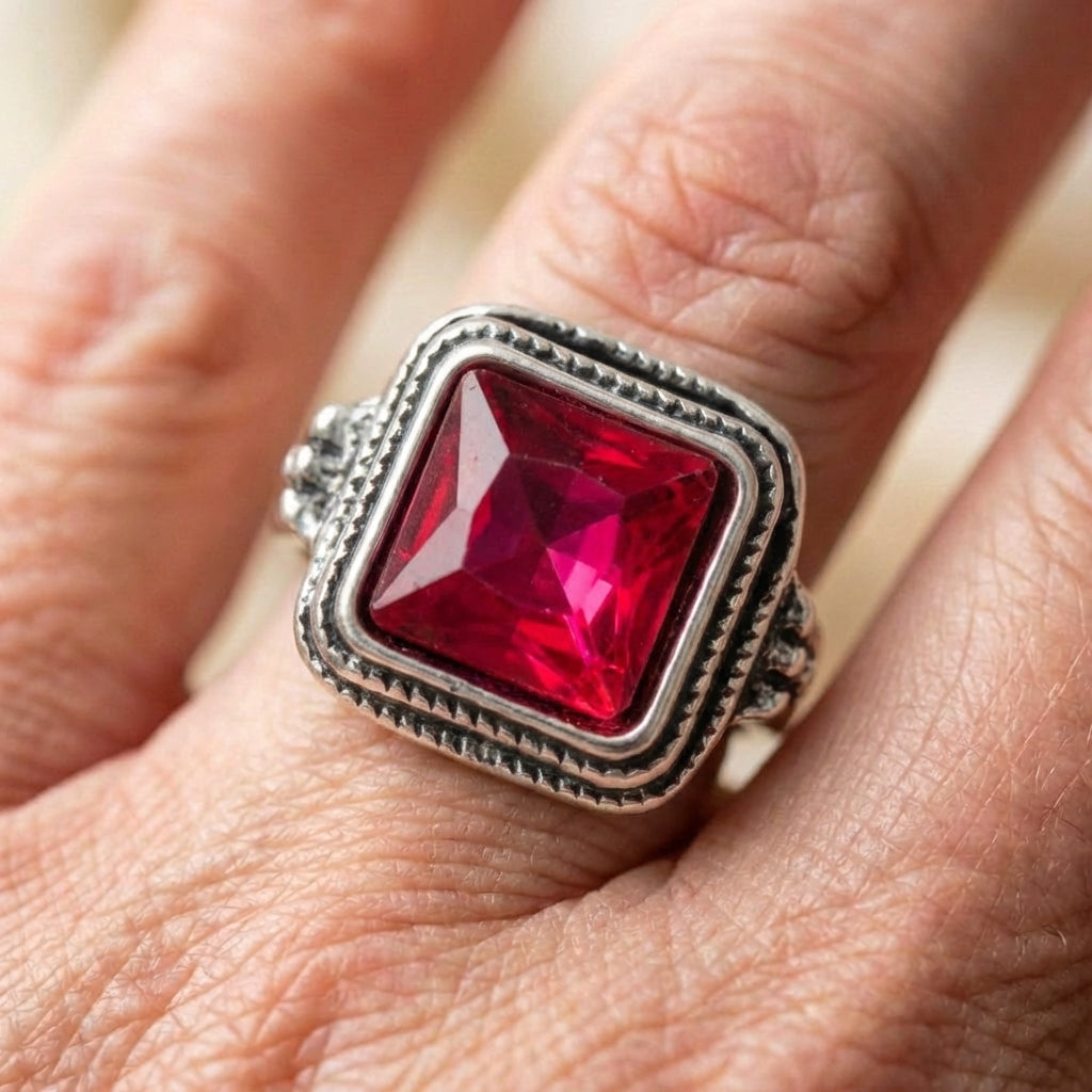 Vintage Ruby Statement Ring