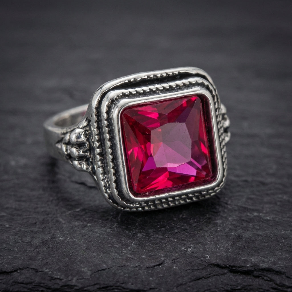 Vintage Ruby Statement Ring 95279467