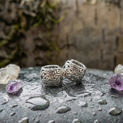 Vintage Silver Cloud Earrings