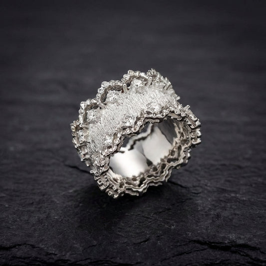 Vintage Silver Statement Ring 39606241