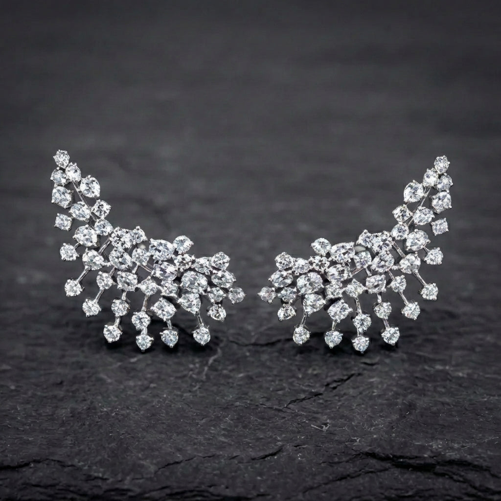 Vintage Sparkling Crystal Climber Drop
