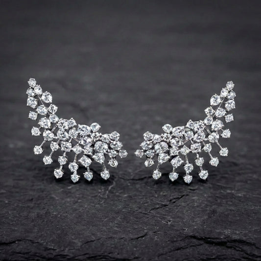 Vintage Sparkling Crystal Climber Drop