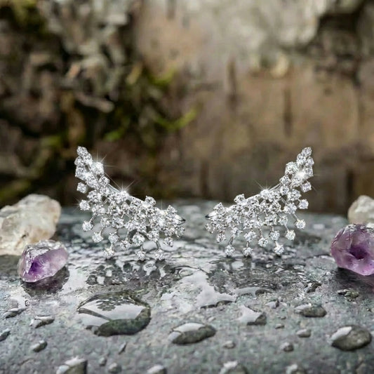 Vintage Sparkling Crystal Climber Drop