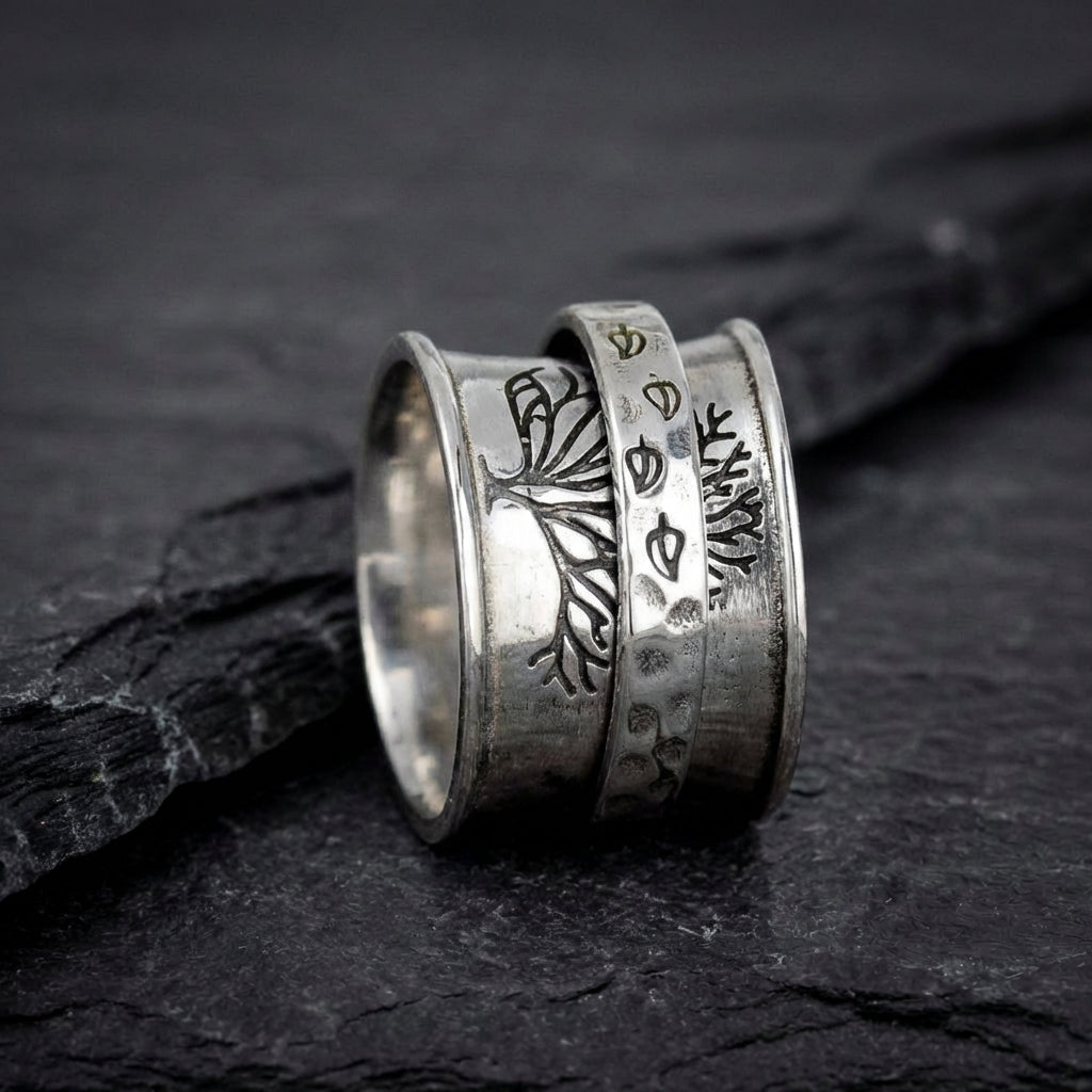 Vintage Spinner Tree Ring 90696087