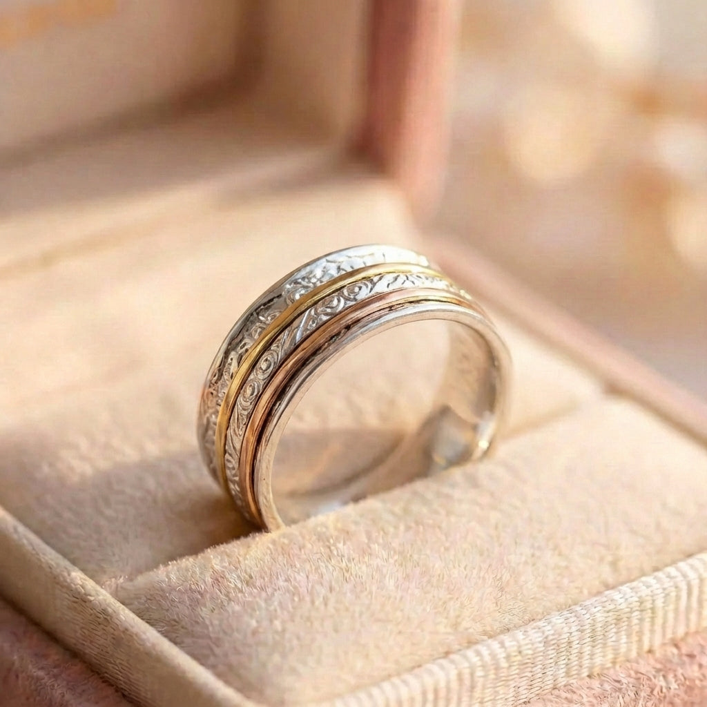 Vintage Textured Fusion Ring