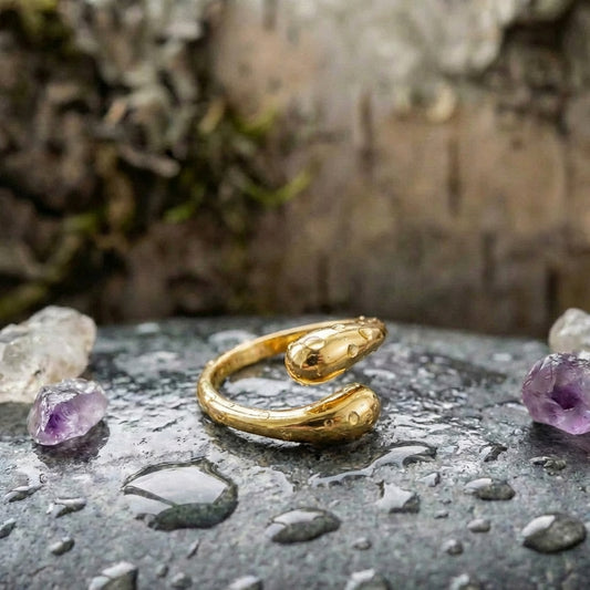 Vintage Waterdrop Knuckle Gold Ring