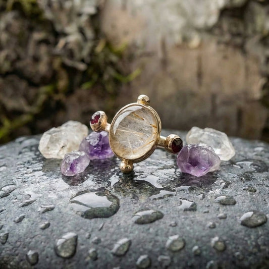 Vintage White Stone Ring