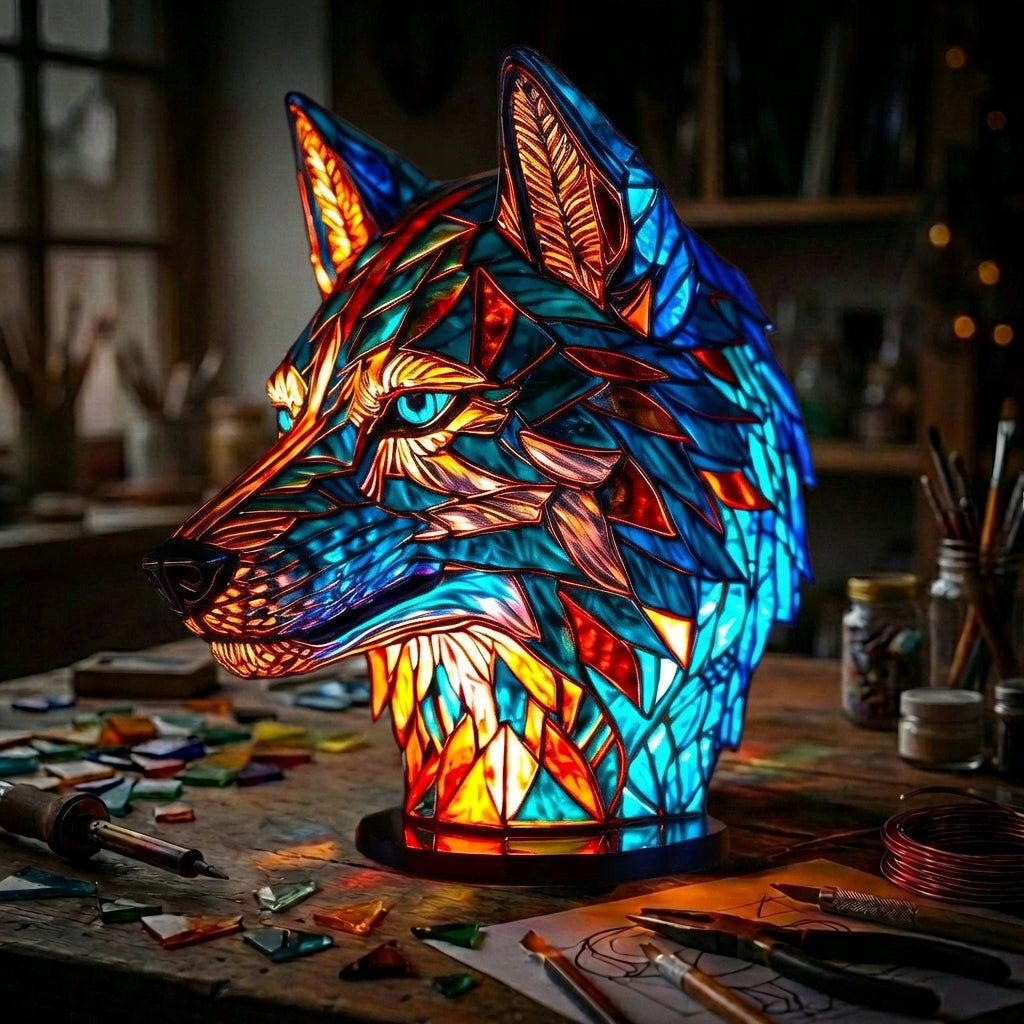 Wolf Head Lamp