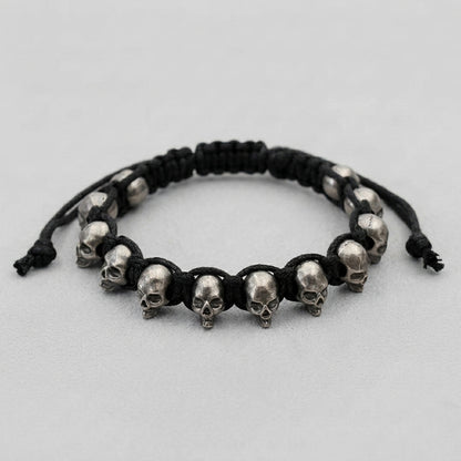 Punk Skull Two-Loop Bracelet
