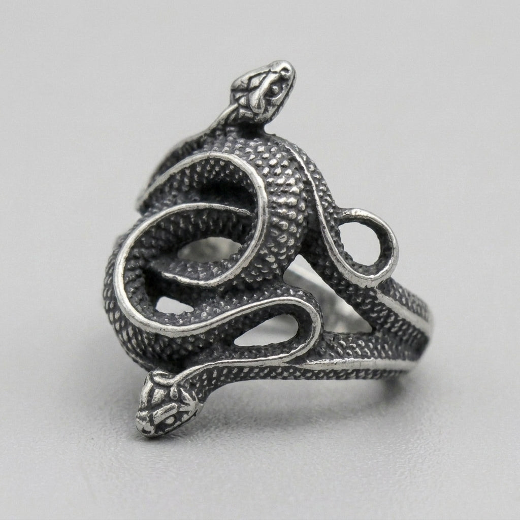 Twin Viper Throne Ring
