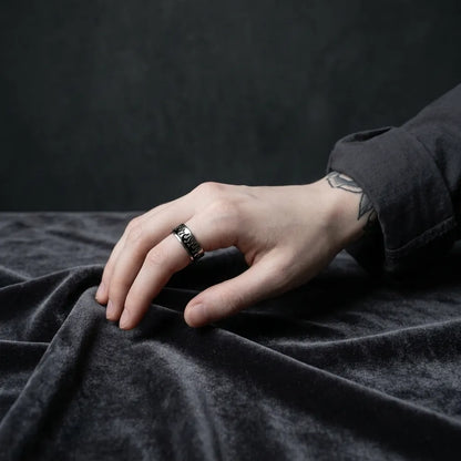 Full Wrap Fire Eternity Band Ring