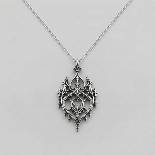 Gothic Chandelier Pendant Necklace