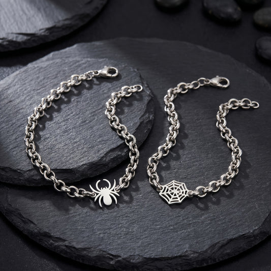 Spider Web Bracelet Set