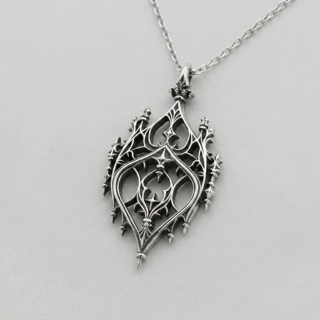 Gothic Chandelier Pendant Necklace