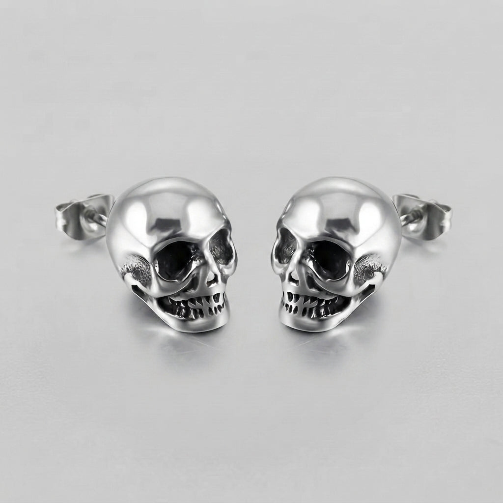Bone Head Stainless Steel Studs