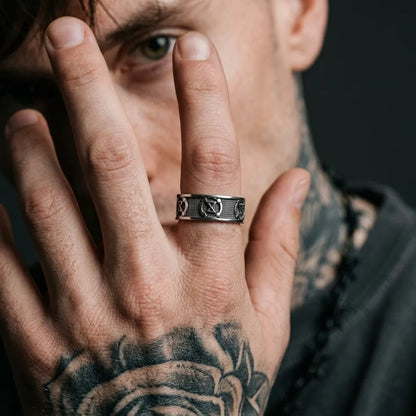Viking Rune Band Ring